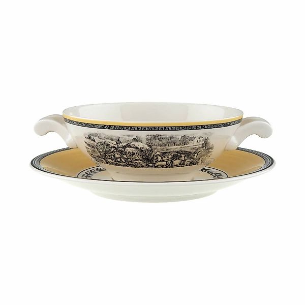 Villeroy & Boch Tasse "Suppentasse mit Untertasse Audun Ferme 400 ml bunt" günstig online kaufen