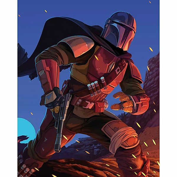 Komar Poster Mandalorian Ambush Disney B/L: ca. 40x50 cm günstig online kaufen