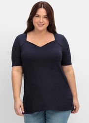 Sheego Kurzarmshirt "T-Shirt" 1 Stk. tlg. günstig online kaufen