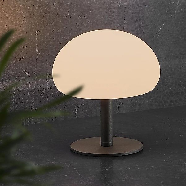 LED Akku-Tischleuchte Sponge in Weiß IP65 2700K 200mm günstig online kaufen