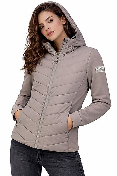 SUBLEVEL Steppjacke Damen Hybrid Jacke Leichte Übergangsjacke Kapuzenjacke günstig online kaufen