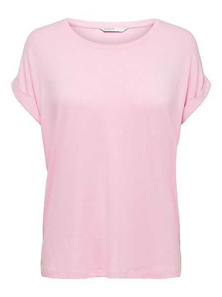 ONLY T-Shirt "ONLMOSTER – Kurzarmshirt mit Aufschlag und klassischem Look" günstig online kaufen