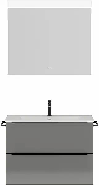 nobilia® Badmöbel-Set »Levere« vormontiert, mit Soft-Close, 2 Stk. tlg. günstig online kaufen