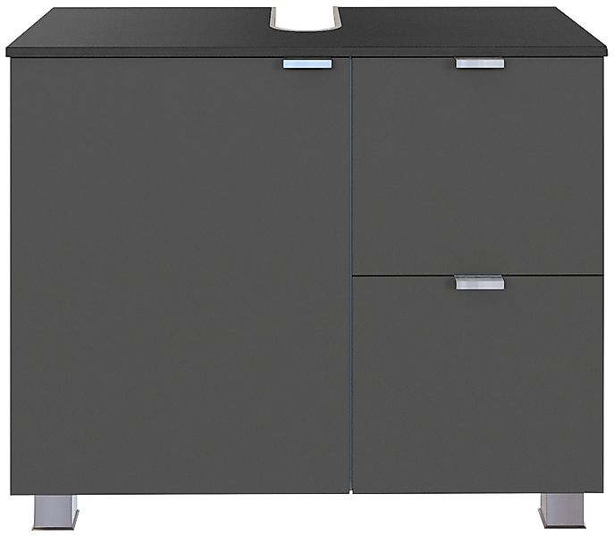 welltime Waschbeckenunterschrank "Bauska", 70 cm breit, mit 2 Auszügen günstig online kaufen