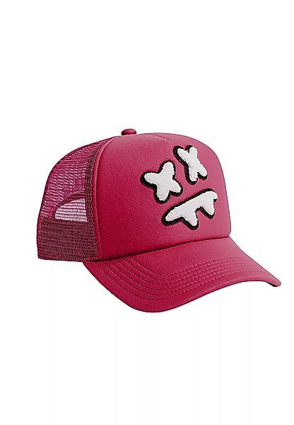 SikSilk Steve Aoki Trucker Cap MESH TRUCKER CAP Pink White Pink günstig online kaufen