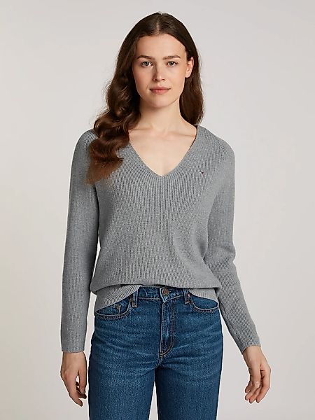 Tommy Hilfiger Strickpullover CO CARDI STITCH günstig online kaufen
