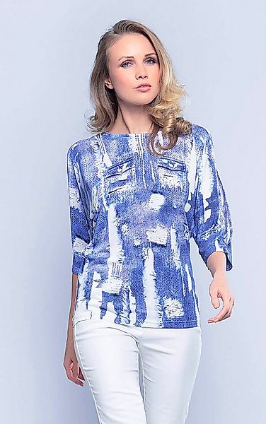 Passioni T-Shirt mit Jeans-Print günstig online kaufen