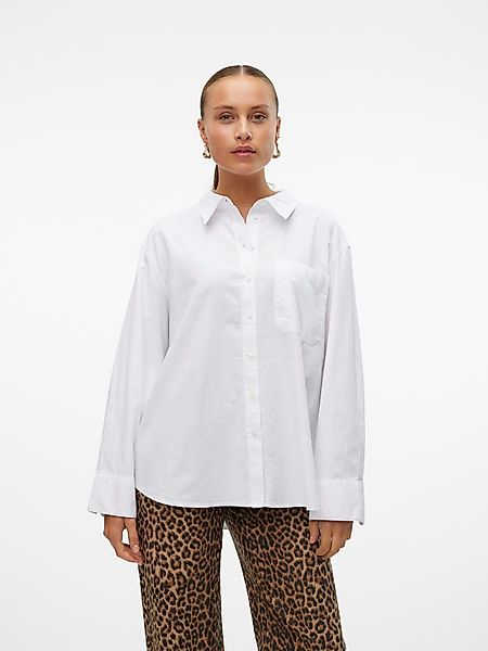 Vero Moda Langarmbluse VMIDA OXFORD SHIRT günstig online kaufen