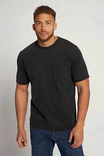 JP1880 T-Shirt T-Shirt Halbarm acid washed Rundhals Brusttasche günstig online kaufen
