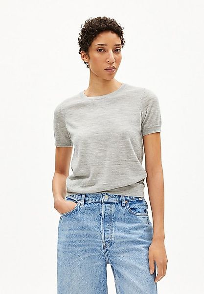 Armedangels T-Shirt GUILIAA MERINO Strickshirt aus Merino-Wolle Slim Fit günstig online kaufen