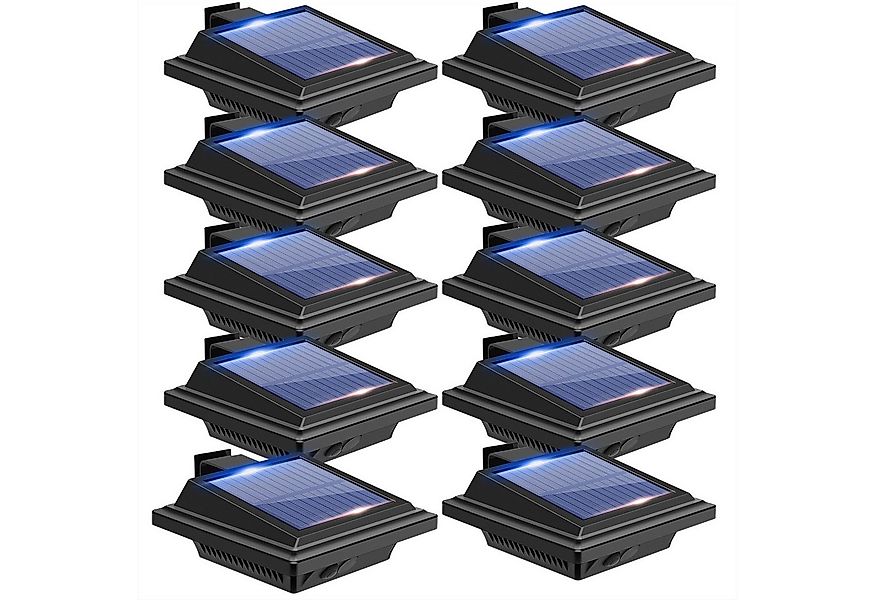 KingLux LED Dachrinnenleuchte 10Stk.40LED Solarleuchte mit Lichtsensor, Lic günstig online kaufen