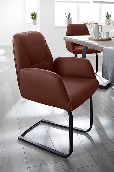 W.SCHILLIG Freischwinger "ole" () Gestell in Schwarz pulverbeschichtet günstig online kaufen