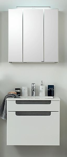 welltime Badmöbel-Set "Siena" 2 Stk. tlg. Breite 80 cm, Waschtisch mit Mine günstig online kaufen
