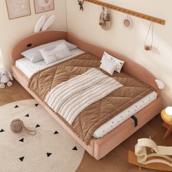 MODFU Schlafsofa mit Häschen-Kopfteil & Schutzzaun, günstig online kaufen