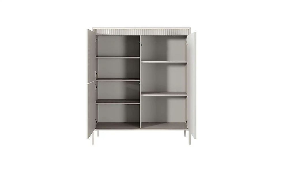 Highboard   ¦ schwarz ¦ Maße (cm): B: 103 H: 123 Kommoden & Sideboards > Hi günstig online kaufen