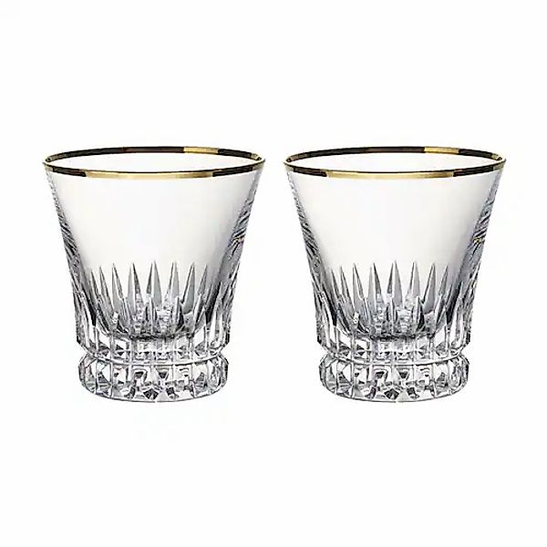 Villeroy & Boch Glas »Wassergläser Grand Royal Gold 200 ml 2er Set transpar günstig online kaufen