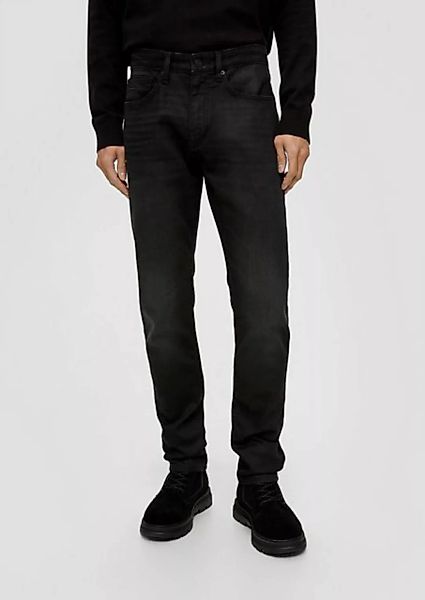 s.Oliver Stoffhose Jeans Mauro / Regular Fit / Mid Rise / Tapered Leg Label günstig online kaufen
