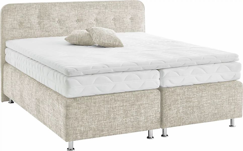 Westfalia Schlafkomfort Boxspringbett »Sapporo«, Inkl. Zierkissen, wählbar günstig online kaufen