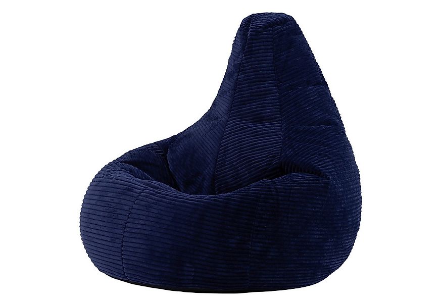 icon Sitzsack Sessel mit Rückenlehne aus Cord „Dalton“, Sitzsack XXL, Gamin günstig online kaufen