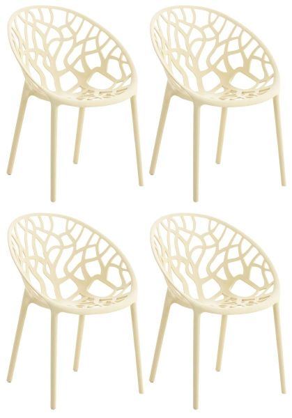 CLP Gartenstuhl Hope (4er Set), Kunststoff, günstig online kaufen