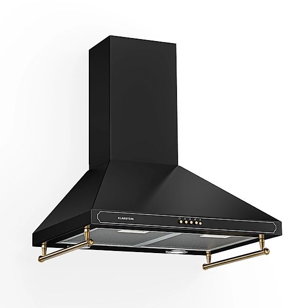 Klarstein Victoria Dunstabzugshaube 60cm Retro-Design 644,5m³/h 2 LED-Lampe günstig online kaufen
