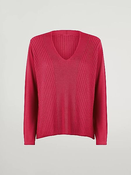 Wolford - Merino Blend Top Long Sleeves, Frau, lipstick red, Größe: L günstig online kaufen