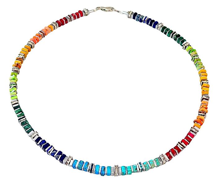 traumschmuck Collier 224d Collier Schmuck-/ Edelstein Imperial Jaspis Stras günstig online kaufen