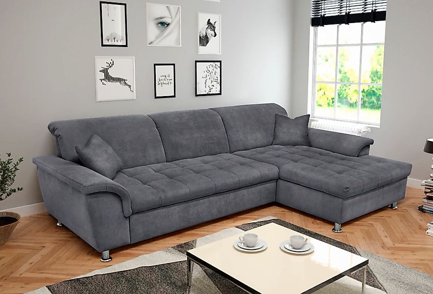 DOMO collection Ecksofa "Franzi B/T: 278/162 cm, L-Form, belastbar bis 140k günstig online kaufen