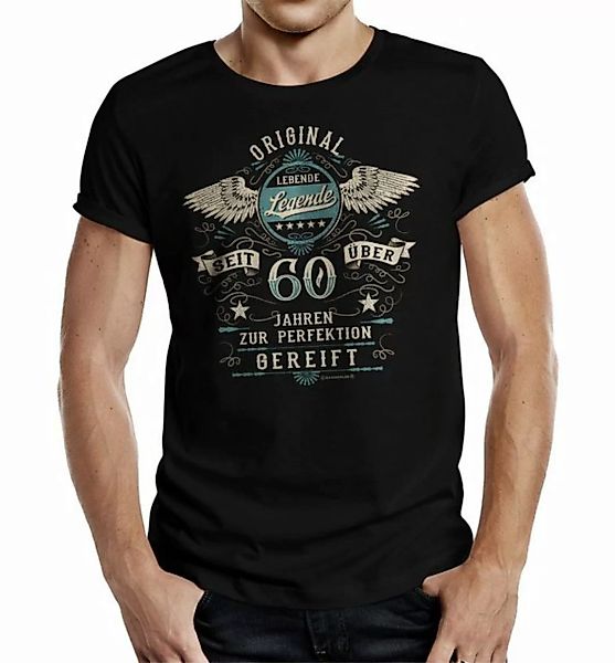 RAHMENLOS® T-Shirt als Geschenk zum 60.Geburtstag - Lebende Legende zur Per günstig online kaufen