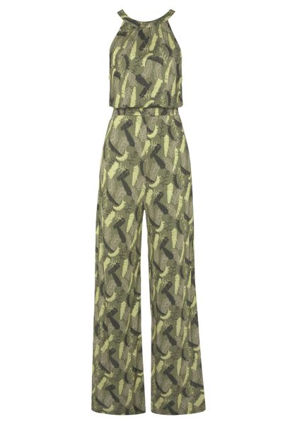 s.Oliver Overall mit Blätterdruck und breitem günstig online kaufen