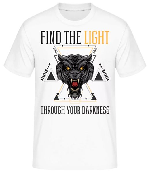 The Light Through Your Darkness · Männer Basic T-Shirt günstig online kaufen