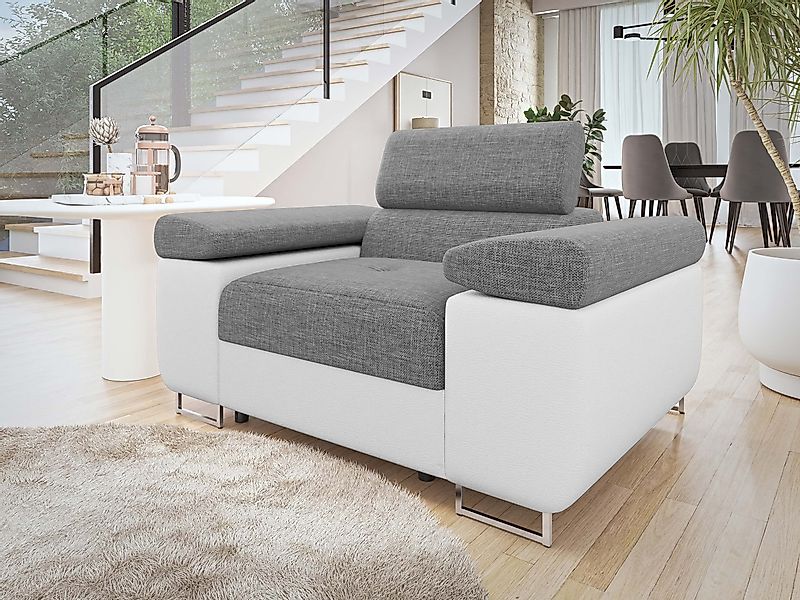 MIRJAN24 Sessel Torezio, Einstellbare Kopfstützen, 134x102x70-90 günstig online kaufen