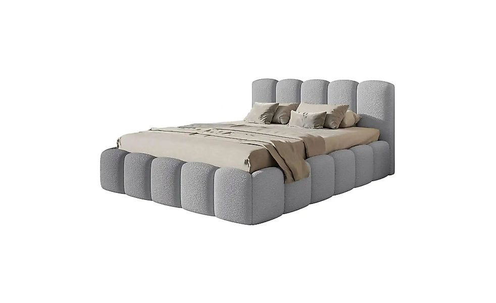 Selsey Polsterbett mit Bettkasten Cloudy II ¦ grau ¦ Maße (cm): B: 167 H: 9 günstig online kaufen