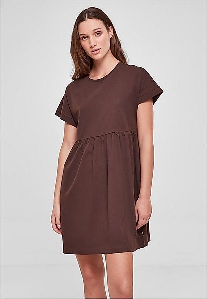 URBAN CLASSICS Sweatkleid Ladies Organic Empire Valance Tee Dress XS bis 5X günstig online kaufen