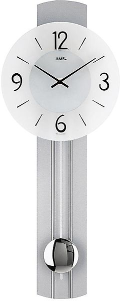 AMS Pendelwanduhr »W7275«, Quarzuhr,Holzgehäuse,Esszimmer,Wohnzimmer,Made i günstig online kaufen