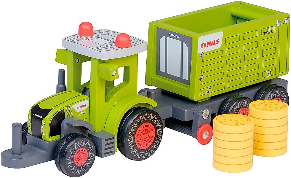 Happy People Spielzeug-Traktor CLAAS Kids Axion 870, aus Holz, mit Kipper günstig online kaufen