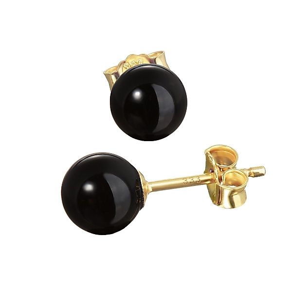 NKlaus Paar Ohrstecker Paar Echt Onyx günstig online kaufen