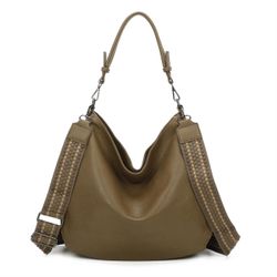 ITALYSHOP24 Schultertasche DAMEN TASCHE SHOPPER Hobo günstig online kaufen
