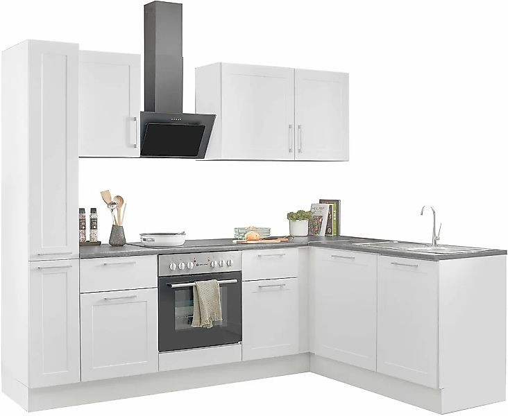 BASIC by Balculina Winkelküche "Marsi" Stellmaße 250x175 cm, wahlweise mit günstig online kaufen