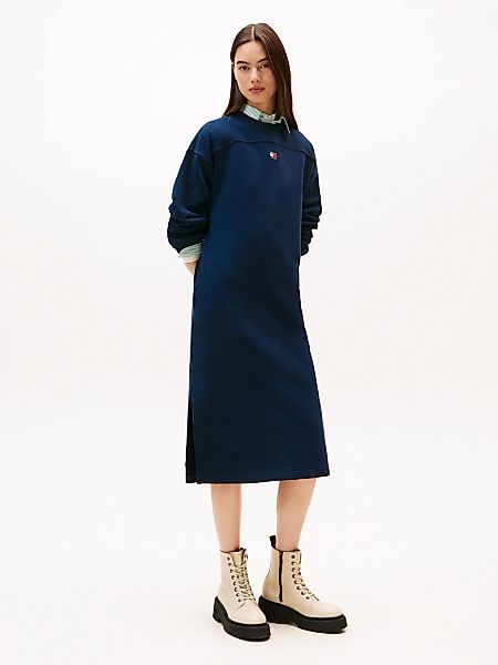 Tommy Jeans Sweatkleid "TJW BADGE SWEAT MIDI DRESS" günstig online kaufen