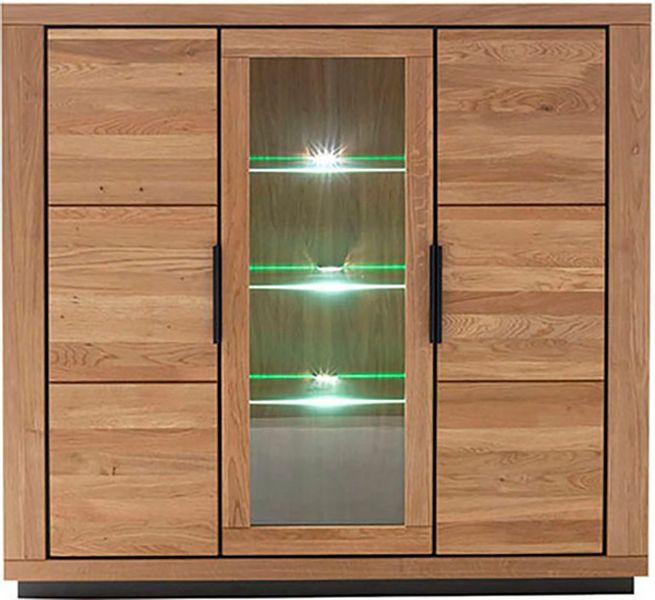 MCA living Highboard "Greno Highboard" 1 Stk. tlg. durchgehende Lamelle günstig online kaufen