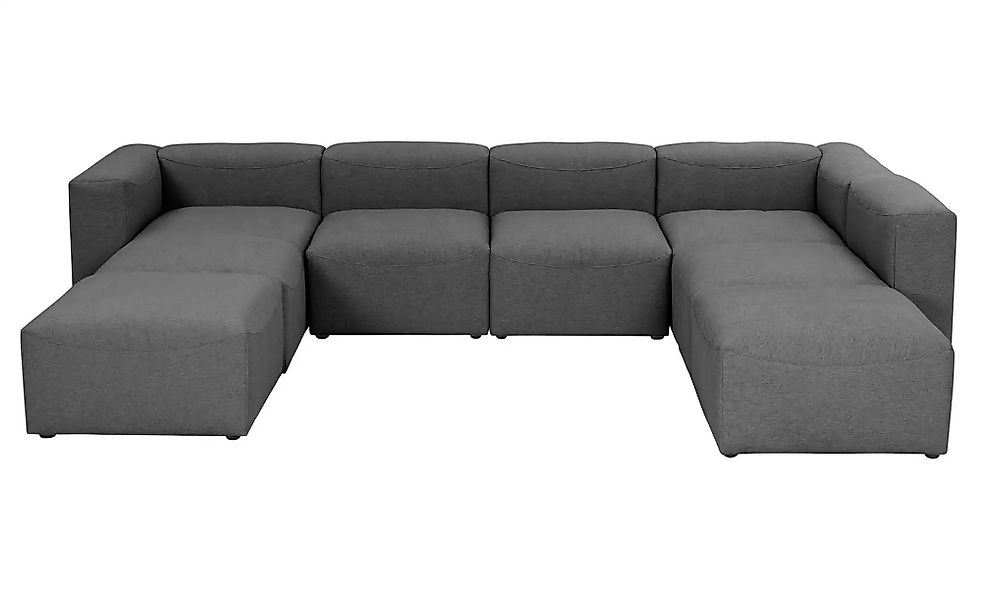 Max Winzer Ecksofa  Lena ¦ schwarz ¦ Maße (cm): B: 350 H: 73 Polstermöbel > günstig online kaufen