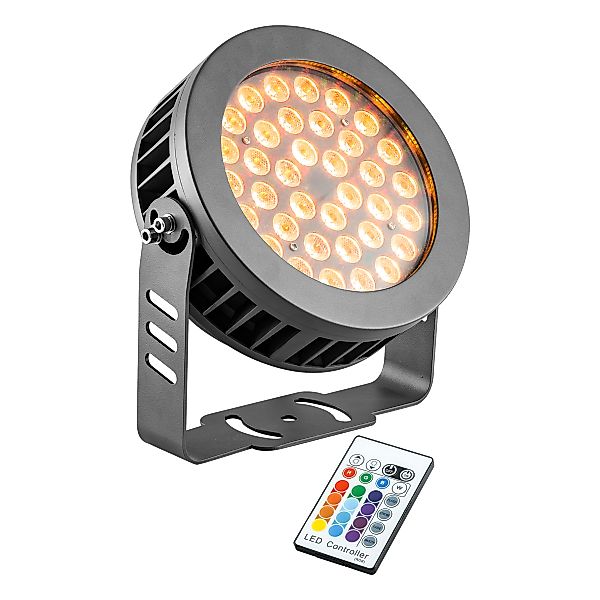 EVN Lichttechnik LED-Fluter RGB 0,5 Zuleit. anthr. LF65361599 günstig online kaufen