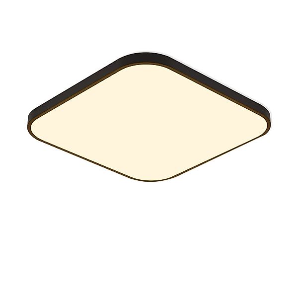 Nettlife LED Deckenleuchte LED Deckenleuchte FlachWarmweiß27cmQuadratSchwar günstig online kaufen