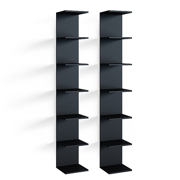 Vicco Bücherregal Paolo, Schwarz, 28 x günstig online kaufen