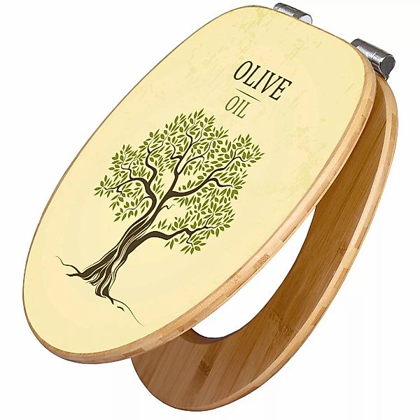 Banjado Design WC Sitz Bambus Holz Toilettendeckel Mit Absenkautomatik Klod günstig online kaufen