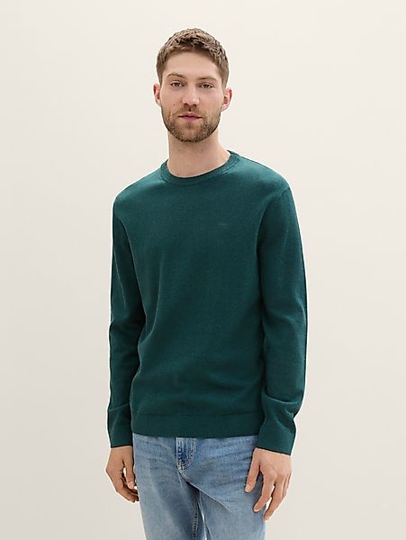 TOM TAILOR Strickpullover Basic Strickpullover aus günstig online kaufen