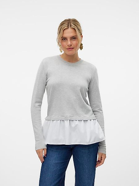 Vero Moda Rundhalspullover VMJOSE LS O-NECK günstig online kaufen