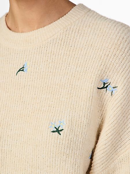 Y.A.S Rundhalspullover YASFLEUR LS KNIT PULLOVER günstig online kaufen