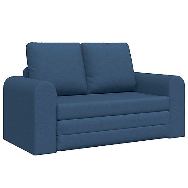 vidaXL Sofa Boden-Schlafsofa 2-in-1 Blau 148x71x83 cm Stoff, 1 Teile günstig online kaufen